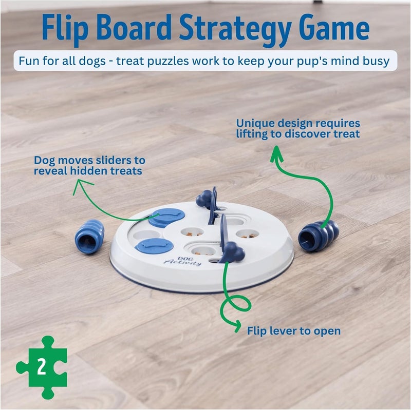 Trixie Dog Activity Flip Board - Level 2 Puzzle Toy - Image 3